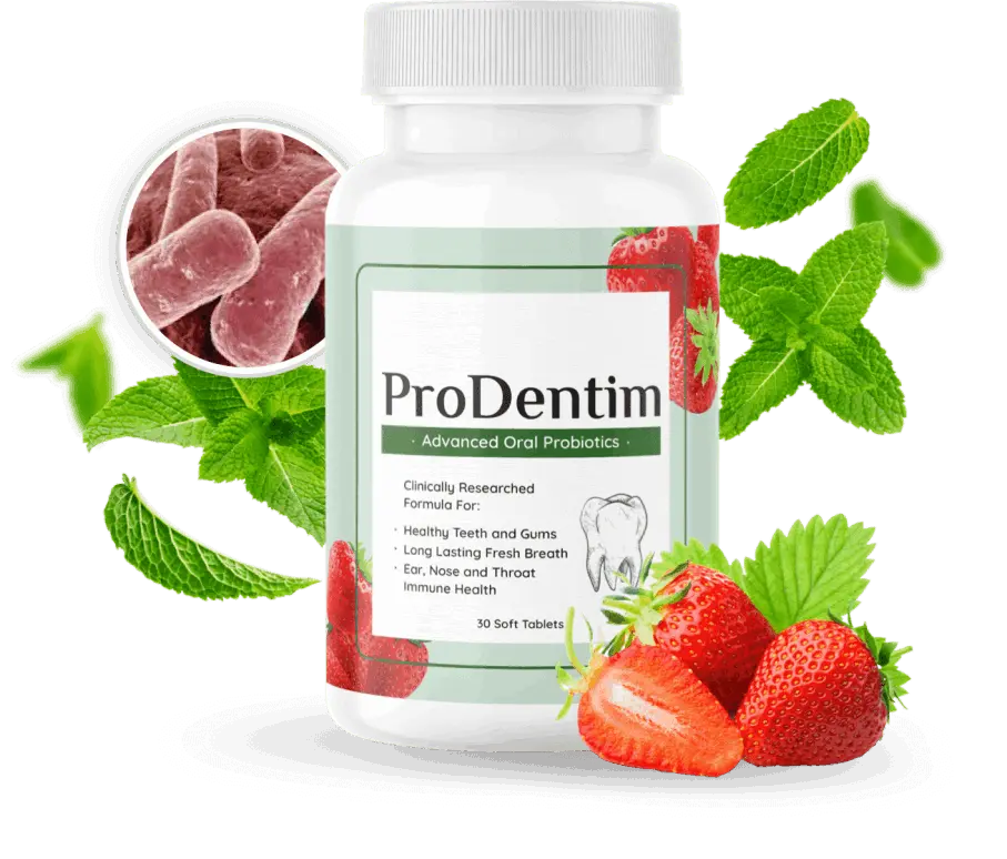 Prodentim oral probiotic supplement for healthy gums and teeth